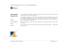 Tablet Screenshot of exchangeconsulting.com